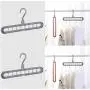 10pcs Random Color New Space Saver Saving Wonder Metal Magic Hanger Clothes Closet Organize Hook 10pcs Random Color New Space Saver Saving Wonder Metal Magic Hanger Clothes Closet Organize Hook
