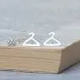 hanger earring studs handmade in sterling silver