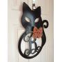 Monogram Black Cat Door Hanger - Halloween Door Hanger - Black Cat Initial Wreath - Fall Door Hanger - Black Cat Wreath - Halloween Decor Monogram Black Cat Door Hanger - Halloween Door Hanger - Black Cat Initial Wreath - Fall Door Hanger - Black Cat Wreath - Halloween Decor