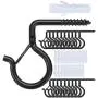 OUTCREATOR 20 Pack Q Hanger Screw Hooks,Outdoor String Light Hooks,Easy Release,for Outdoor Wire and Fairy Lights,Plants,Wind Chimes,Decoration Hanging,Safety Buckle Design OUTCREATOR 20 Pack Q Hanger Screw Hooks,Outdoor String Light Hooks,Easy Release,for Outdoor Wire and Fairy Lights,Plants,Wind Chimes,Decoration Hanging,Safety Buckle Design