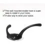 uxcell Robe Hooks Metal Wall Mounted Coat Hat Towel Hooks Clothes Hanger Holder w Screws, Black uxcell Robe Hooks Metal Wall Mounted Coat Hat Towel Hooks Clothes Hanger Holder w Screws, Black