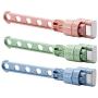Indoor Windows Sill Plastic Clothes Hanger Drying Rack Balcony Laundry Hooks 5pcs Random Color