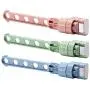 Indoor Windows Sill Plastic Clothes Hanger Drying Rack Balcony Laundry Hooks 5pcs Random Color