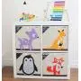 Hurricane Munchkin 13 inch Animal Cube Storage Bin. Soft Fabric Animal Toy Storage Boxes for Cube Organizers. Kids Storage Cubes for Baby, Toddlers, Girls, Boys, Nursery & Playroom (Penguin) Hurricane Munchkin 13 inch Animal Cube Storage Bin. Soft Fabric Animal Toy Storage Boxes for Cube Organizers. Kids Storage Cubes for Baby, Toddlers, Girls, Boys, Nursery & Playroom (Penguin)