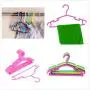 FidgetGear Plastic Baby Children Kids Clothes Coat Hangers Notched Trousers Garment QJB4 Beige,10pcs