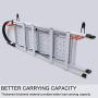 ONEPENG Heavy Duty Garage Storage Steel Utility Hooks Wall Mount Tool Holder U-Hooks for Home Garage Storage Organizer Garden Tools Shovels Rake Stroller Ladder
