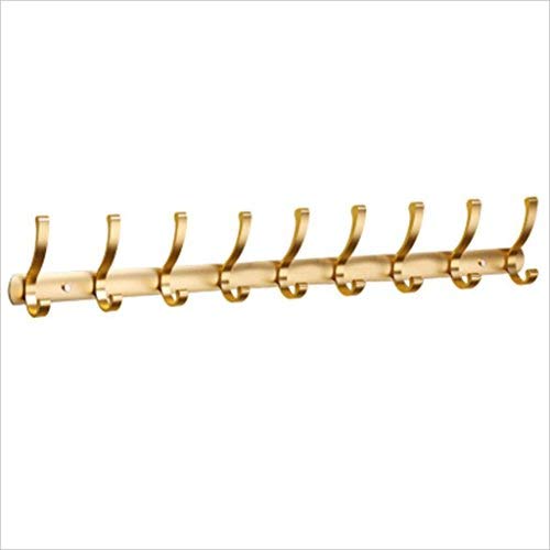 MDMMBB Jacket Hook Punch-Free Clothes Hook Black Clothes Hook Hangers Living Room Clothes Hanging Hooks Wall Wall Hanging Coat Hook Bathroom (Size : 85CM)