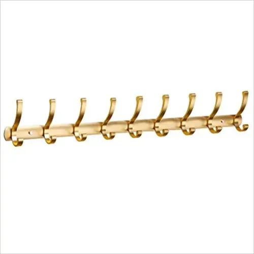 MDMMBB Jacket Hook Punch-Free Clothes Hook Black Clothes Hook Hangers Living Room Clothes Hanging Hooks Wall Wall Hanging Coat Hook Bathroom (Size : 85CM)