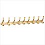 MDMMBB Jacket Hook Punch-Free Clothes Hook Black Clothes Hook Hangers Living Room Clothes Hanging Hooks Wall Wall Hanging Coat Hook Bathroom (Size : 85CM)