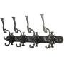Sungmor Cast Iron Large Wall Hanger - Retro Court Style & 12 Multi Hooks Design - Decorative Wall Mounted Hanging Hooks for Tools,Planters,Coats,Hats,Keys - Great for Indoor Outdoor Wall Decoration