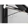 Xinrangxin Aluminum Alloy Home Telescopic Hanger, Wall-Mounted Clothes Drying Rack, Portable Folding Hanger Wardrobe, Compact Ultra-Thin Aluminum Space Storage Cabinet, Easy to Install,Black