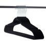 KYCPTNFJ 20 pcs Non-Slip Flocked Velvet Huggable Hangers Clothes Hangers Shirts Sweaters Dress Hanger Drying Rack