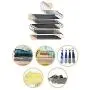 VIOLETY Pants Hanger Multi-Layer S-Style Non-Slip Stainless Steel Rack Space Saver for Jeans Clothes (1pack)
