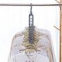 JHHSYU Space Saving Hangers (Pack of 10) Durable Plastic Magic Hangers Organizer, Wrinkle-Free Clothes, 3 Times More Space Saving in Closet - Grey