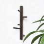Simple Clothes Hat Hanger Creative Vertical Solid Wood Hanger Oak Wall Clothes Wall Clothes Hanger,02