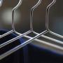 MEIYIN 10pcs Heavy Duty Chrome Stainless Steel Coat Jacket Clothes Hangers Outdoor Drying Rack with Hooks