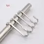 S Shaped Hooks, Kitchen Stainless Steel Metal S Hanging Hooks, Heavy Duty Flat 6 Pack Set Metal Multipurpose Hooks Food for Butcher Meats, Organizing Utensils S Shaped Hooks, Kitchen Stainless Steel Metal S Hanging Hooks, Heavy Duty Flat 6 Pack Set Metal Multipurpose Hooks Food for Butcher Meats, Organizing Utensils