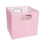 JJ Cole Heather Storage Box, 11-Inch, Pink JJ Cole Heather Storage Box, 11-Inch, Pink