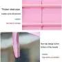 SHINGONE Expandable Clothes Drying Rack Radiator Airer for Laundry Bathroom Balcony Hanging Shelf Adjustable Storage Rack Portable Window Sill Rack Stainless Steel Clothes Hanger, Pink