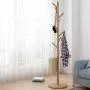 Gotian Wooden Multi-Function Rack Branch Shape Vertical Coat Rack Simple Design Clothes Rack Floor-Standing Hangers Home Bedroom Household Gotian Wooden Multi-Function Rack Branch Shape Vertical Coat Rack Simple Design Clothes Rack Floor-Standing Hangers Home Bedroom Household