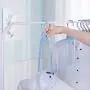 DreamJ 5PCS Folding Clothes Hangers, Travel Hangers Portable Collapsible Clothes Hangers Non-Slip Collapsible Hanger for Travelling