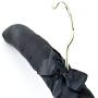 HANGERWORLD 10 Black 17inch Satin Padded Top Coat Clothes Garment Dress Hangers