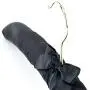HANGERWORLD 10 Black 17inch Satin Padded Top Coat Clothes Garment Dress Hangers