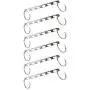 Clothes Hanger Holders Clothing Organiser Wardrobe Space Save and Organization Hooks Non-Slip Clothing Organizer Practical Racks Hangers (6 Packs)