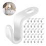 Geilihome Clothes Hanger Connector Hooks, 60Pcs Cascading Clothes Hangers for Heavy Duty Space Saving Cascading Connection Hooks for Clothes Closet, Creamy White(60pcs) Geilihome Clothes Hanger Connector Hooks, 60Pcs Cascading Clothes Hangers for Heavy Duty Space Saving Cascading Connection Hooks for Clothes Closet, Creamy White(60pcs)