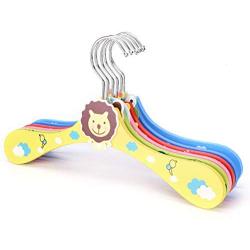 Latosiv - Clothes Hanger Hook - Kawaii Cartoon Animal Children Hanger Infant Kids Wooden Coat Clothes Hooks Living Room Bathroom - Hangers Kids Explorer Rail Reacher Ford Glass Latch Grabber Organiz