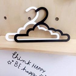 Wood Hangers 10pcs - Nordic Scandinavia Handmade Wooden Cloud Cloth Hangers Clothes Dryer Rack for Baby Kids Decor Crafts Clothing Display