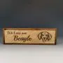 Beagle Dog Sign, Animal Lover Gift, Dog Decor, Saw-tooth Hanger Installed, Dog House Decor, Laser Engraved Great Quality, Oil Finish