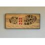 Race Medal Holder/Running Medal Hanger - RUN. Wood Wall Mounted Medal Organizer. CUSTOMIZATION Available
