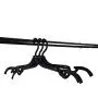 Timoo Travel Hanger, 24 pcs Heavy Duty Folding Hanger Plastic Clothes Hangers for Travel & Home Use, Black