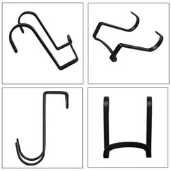 5 Pcs Over Door Hooks, Double S Shaped Cabinet Door Hook Stainless Steel Heavy Duty Hooks for Cabinet, Kitchen, Closet