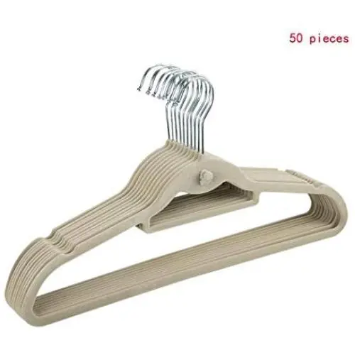 Sholdnut 50 Packs Velvet Flocked Clothes Hangers Ultra Thin Non-Slip Space Saving Coat Hangers Sholdnut 50 Packs Velvet Flocked Clothes Hangers Ultra Thin Non-Slip Space Saving Coat Hangers