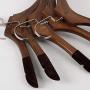 Xyijia 12 Pcs Anti-Slip Solid Wood Clothes Hangers, Walnut Non Slip Shirt Coats Shirts Hanger Rack with Notches Xyijia 12 Pcs Anti-Slip Solid Wood Clothes Hangers, Walnut Non Slip Shirt Coats Shirts Hanger Rack with Notches