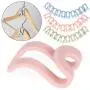 20pcs Random Color Creative Mini Clothes Hanger Plastic Home Easy Hook Closet Organizer Storage Rack Holder Hook DIY Clothes Hanger 20pcs Random Color Creative Mini Clothes Hanger Plastic Home Easy Hook Closet Organizer Storage Rack Holder Hook DIY Clothes Hanger