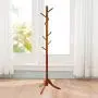 QQAA Coat Rack Floor-Standing Solid Wood Modern Minimalist Bedroom Living Room Hall Hanger Simple Clothes Hanger (Color : D)