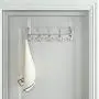 Dseap Over The Door Hook Hanger, Heavy Duty Over The Door Towel Rack Coat Rack for Clothes Hat Towel,Chromed Dseap Over The Door Hook Hanger, Heavy Duty Over The Door Towel Rack Coat Rack for Clothes Hat Towel,Chromed