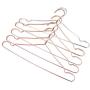 10pcs Random Color Cloth Hanger Durable Antideformation Aluminium Alloy Closet Skirt Dress Clothing Towel Storage Rack Closet Space Saver