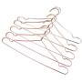 10pcs Random Color Cloth Hanger Durable Antideformation Aluminium Alloy Closet Skirt Dress Clothing Towel Storage Rack Closet Space Saver