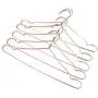 10pcs Random Color Cloth Hanger Durable Antideformation Aluminium Alloy Closet Skirt Dress Clothing Towel Storage Rack Closet Space Saver