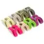 20pcs Random Color Mini Flocking Cloth Hanger Hooks Velvet Hanger Clips Cloth Wardrobe Hooks Home Storage Closet Organizer