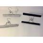 Silver Pant Hangers (set of 10)