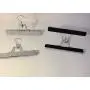 Silver Pant Hangers (set of 10)