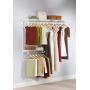 Rubbermaid Configurations Custom Closet Starter Kit, White, 3-6 Foot, FG3E2402WHT
