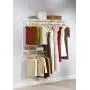 Rubbermaid Configurations Custom Closet Starter Kit, White, 3-6 Foot, FG3E2402WHT