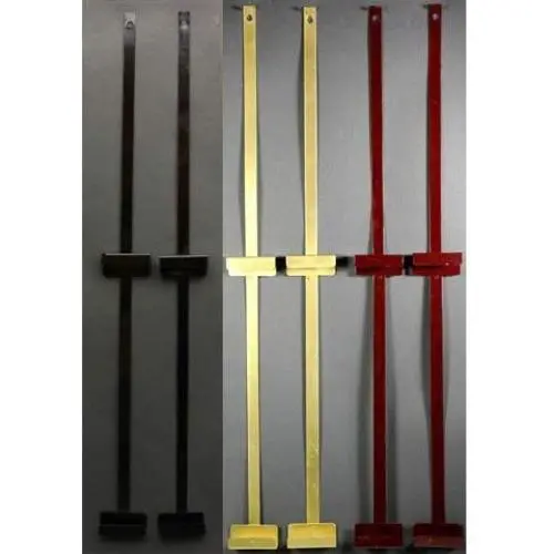 Oriental Furniture Silk Screen Brackets - Black - 36"
