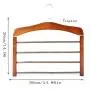 HJYPYJ Magic Hanger,180?? Rotate Multifunction Folding Hangers,Wood 4-Layer Pants Rack Hanger,Space-Saving Organizer Hangers, Durable/Retro Color / 1 pcs HJYPYJ Magic Hanger,180?? Rotate Multifunction Folding Hangers,Wood 4-Layer Pants Rack Hanger,Space-Saving Organizer Hangers, Durable/Retro Color / 1 pcs